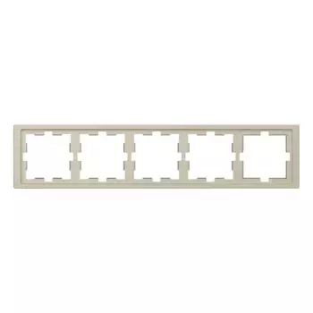 Рамка 5-постовая Schneider Electric Merten D-Life MTN4050-6533