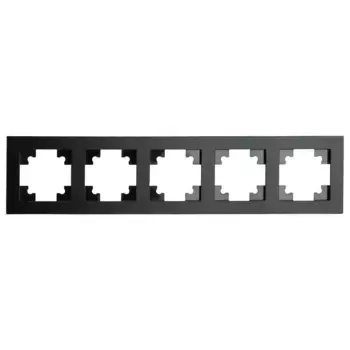 Рамка 5-постовая Stekker Катрин черный матовый GFR00-7005-05М 49604