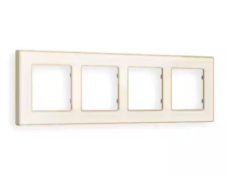 Рамка четырехместная Ambrella Volt Arctic AF580344