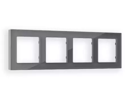 Рамка четырехместная Ambrella Volt Platos AF330654