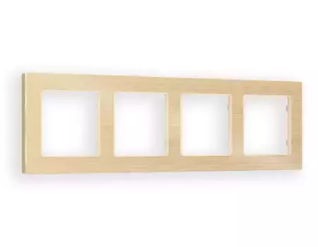 Рамка четырехместная Ambrella Volt Platos AF550304