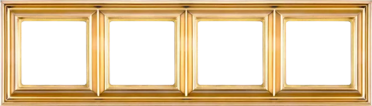 Рамка четырехместная Jung EPD484GO