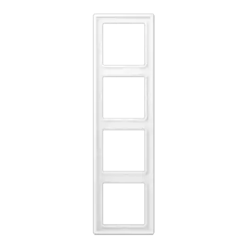 Рамка четырехместная Jung LS984WWM