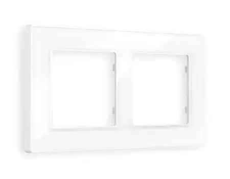 Рамка двухместная Ambrella Volt Arctic AF580102