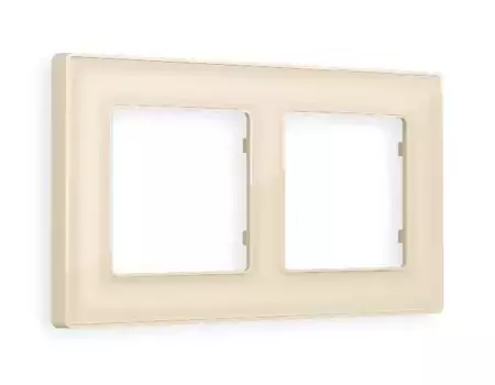 Рамка двухместная Ambrella Volt Arctic AF580302