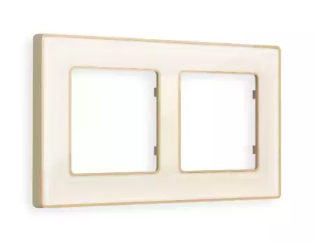 Рамка двухместная Ambrella Volt Arctic AF580342