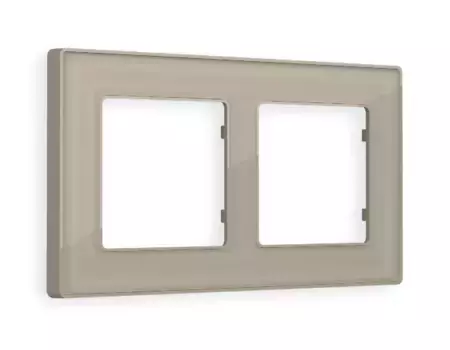 Рамка двухместная Ambrella Volt Arctic AF580362