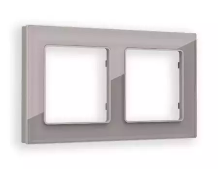 Рамка двухместная Ambrella Volt Platos AF330502