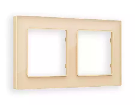 Рамка двухместная Ambrella Volt Platos AF330602