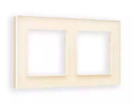 Рамка двухместная Ambrella Volt Platos AF380302