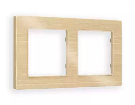 Рамка двухместная Ambrella Volt Platos AF550302