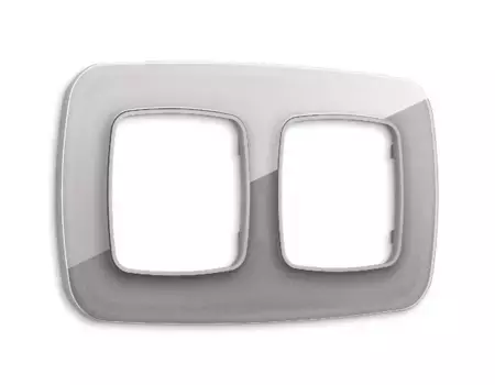 Рамка двухместная Ambrella Volt Radian OF320502