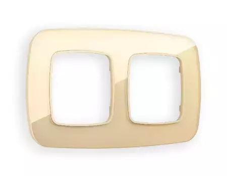 Рамка двухместная Ambrella Volt Radian OF320602