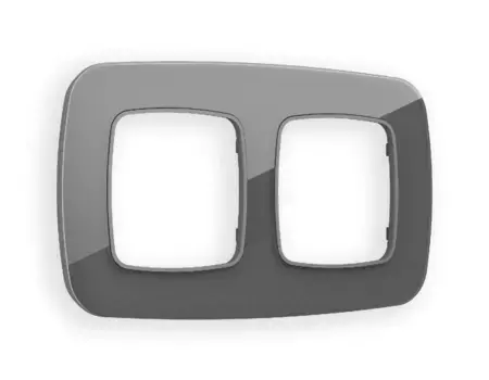 Рамка двухместная Ambrella Volt Radian OF320652