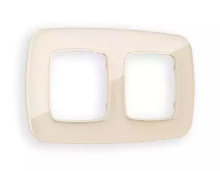 Рамка двухместная Ambrella Volt Radian OF350302