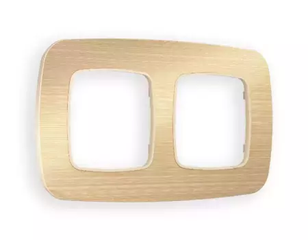 Рамка двухместная Ambrella Volt Radian OF580302