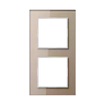 Рамка двухместная Jung AC582GLCH