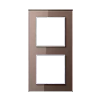 Рамка двухместная Jung AC582GLMO