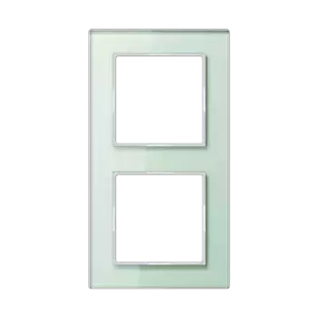 Рамка двухместная Jung AC582GLWMT