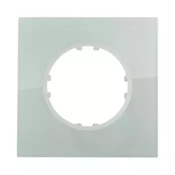 Рамка LK Studio 1-постовая квадрат из натурального светлого стекла Vintage 884111-1