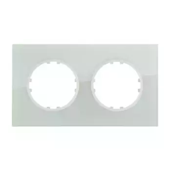 Рамка LK Studio 2-постовая квадрат из натурального светлого стекла Vintage 884211-1