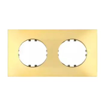 Рамка LK Studio 2-постовая квадрат (золото) Vintage-Quadro 884216-1