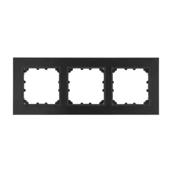 Рамка LK Studio 3-постовая из натурального темного дерева (венге) LK60 864345-1