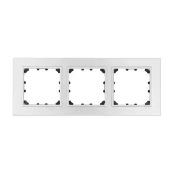 Рамка LK Studio 3-постовая из натурального анодированного алюминия LK60 864323-1