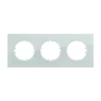 Рамка LK Studio 3-постовая квадрат из натурального светлого стекла Vintage 884311-1