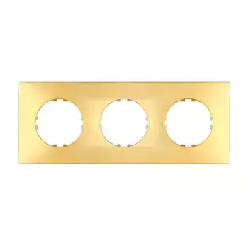 Рамка LK Studio 3-постовая квадрат (золото) Vintage-Quadro 884316-1