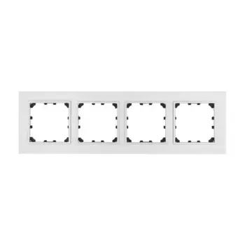 Рамка LK Studio 4-постовая из натурального анодированного алюминия LK60 864423-1