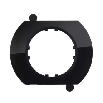 Рамка LK Studio круглая промежуточная для 3-х и более постов оконечная из натурального темного стекла LK Vintage 889310-1