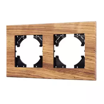 Рамка на 2 поста из натурального дерева Arlight FRM-XSILO-WD-2-SNL 051273