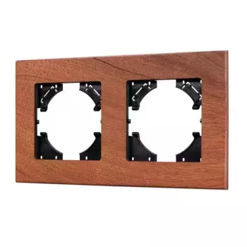 Рамка на 2 поста из натурального дерева Arlight FRM-XSILO-WD-2-NL 050871