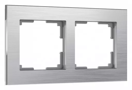 Рамка на 2 поста Werkel Aluminium алюминий W0021706 4690389158032