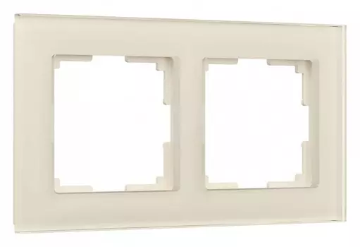 Рамка на 2 поста Werkel Favorit молочный W0021141 4690389183409
