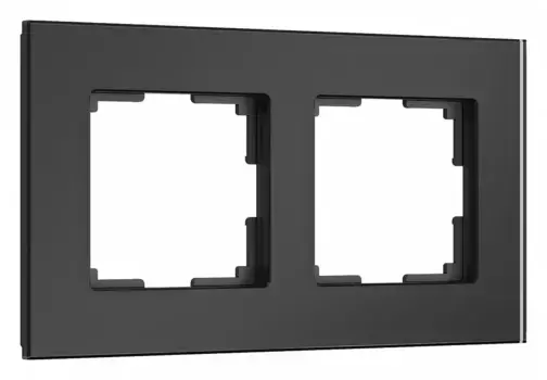 Рамка на 2 поста Werkel Senso черный soft-touch W0023108