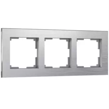 Рамка на 3 поста Werkel Aluminium алюминий W0031706 4690389158063
