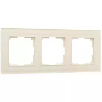 Рамка на 3 поста Werkel Favorit молочный W0031141 4690389183423