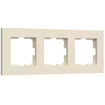 Рамка на 3 поста Werkel Slab айвори матовый W0032962 4690389193446