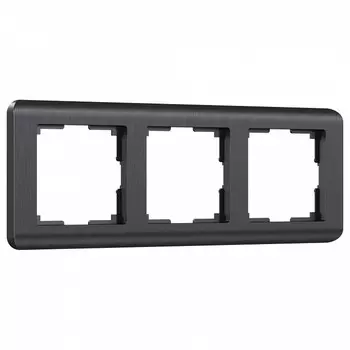 Рамка на 3 поста Werkel Stream графит W0032104 4690389162275