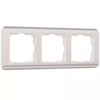 Рамка на 3 поста Werkel Stream перламутровый W0032113 4690389162312