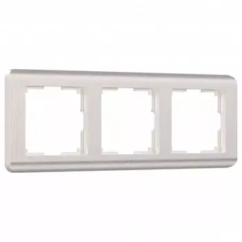 Рамка на 3 поста Werkel Stream перламутровый W0032113 4690389162312