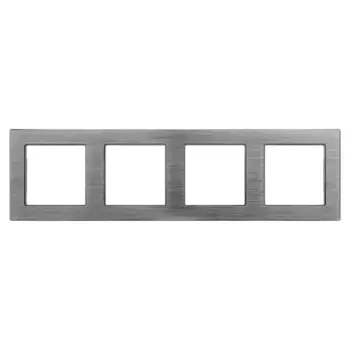 Рамка на 4 поста Arlight FRM-PRESTO-ALS-4-GR 043863