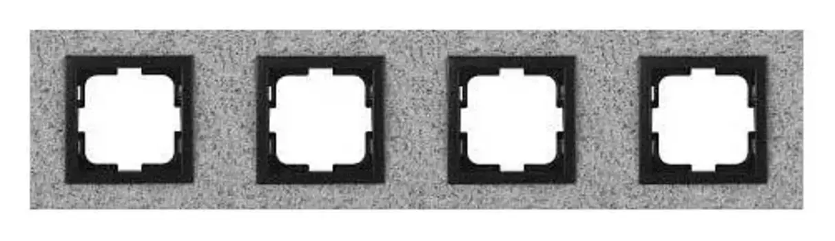 Рамка на 4 поста Mono Electric Style Granit 107-600000-163