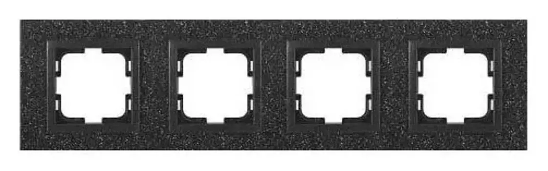 Рамка на 4 поста Mono Electric Style Granit 107-610000-163