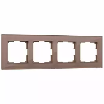 Рамка на 4 поста Werkel Favorit латте W0041142 4690389183454