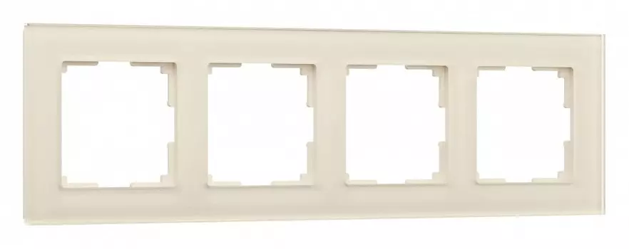 Рамка на 4 поста Werkel Favorit молочный W0041141 4690389183447
