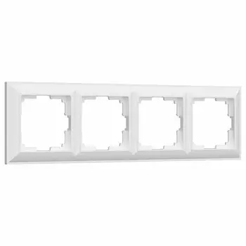 Рамка на 4 поста Werkel Fiore белый W0042201 4690389160424