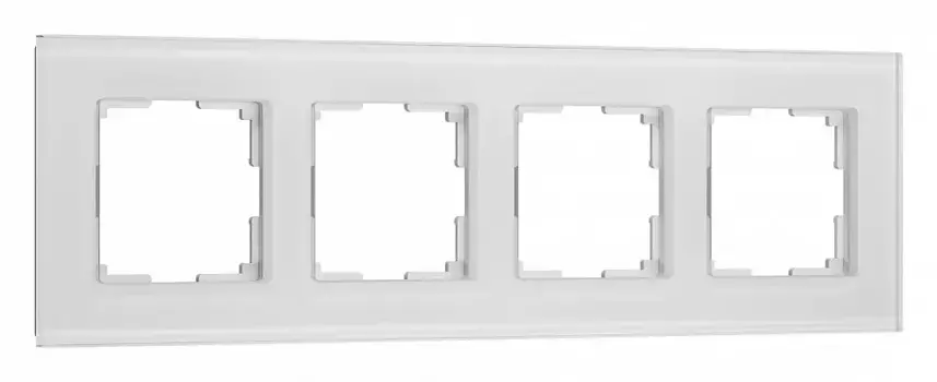 Рамка на 4 поста Werkel Senso белый soft-touch W0043101